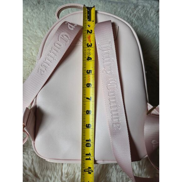 Juicy Couture Upgrade U Baby Pink Mini Backpack Purse Gold heart charm main image 5